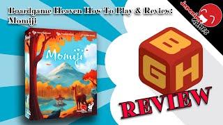 Boardgame Heaven How To Play & Review 170: Momiji (Japanime Games)