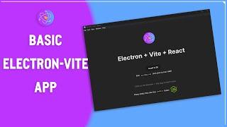 How to create a basic Electron app with Vite and React