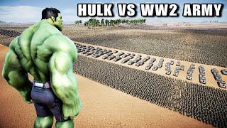 HULK VS 1 MILLION WW2 ARMY | Ultimate Epic Battle Simulator 2 | UEBS 2