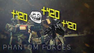 DESTROYING children in Phantom Forces with AIMBOT