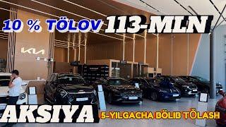 KIA 113 MLN CHEGIRMA 10 % TÖLOV 1-YILDAN 5- YILGACHA BÖLIB TOLASH IMKONI