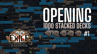 Opening 1000 stacked decks #1 [POE 3.25]