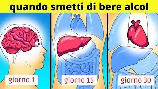 Alcolici: ecco cosa ti succede quando smetti di bere alcol