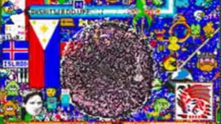 osu! Reddit Place (/r/place) - FULL 72h TIMELAPSE (15 seconds)