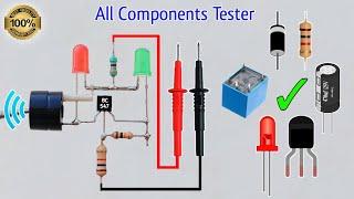 All Component Tester || Magic Tester || Continuity Tester Kaise Banaye || Capacitor Tester || Tester