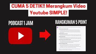 Ubah Video Youtube Menjadi Teks! Begini Cara Merangkum Video Youtube dengan ChatGPT