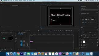 How to Make Rolling Credits in Adobe Premiere Pro 2020