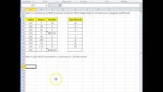 00151 - How To Use The QUOTIENT Function To Return The Integer Portion Of A Division Using Microsoft