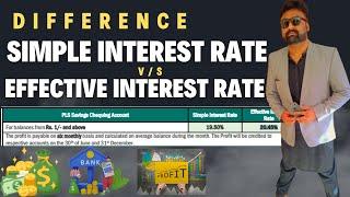 Difference between Simple Interest Rate and Effective Interest Rate | Friends Club Tech | Profit