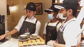 How to train a new staft waiters serving training at 18grams specialty coffee