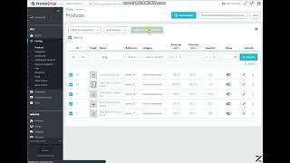 Advanced Mass Actions - Bulk Edit Products, Prestashop Module Demo