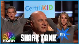 CertifiKID Pushes Mr. Wonderful To His Limit | Shark Tank in 5