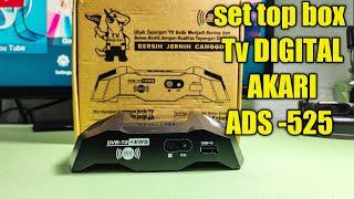 Set top box TV Digital Akari ADS - 525 STB DIGITAL KOK GINI?#siarandigitalindonesia