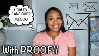 100 Envelope Challenge 2021 | Save over $8,000 | How to do the 100 Envelopes Challenge 2022