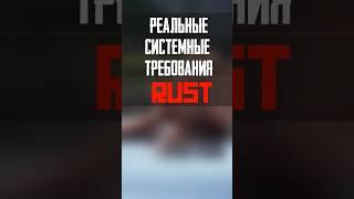 РЕАЛЬНЫЕ СИСТЕМНЫЕ ТРЕБОВАНИЯ RUST 2023 #shorts #pc #rust #gaming