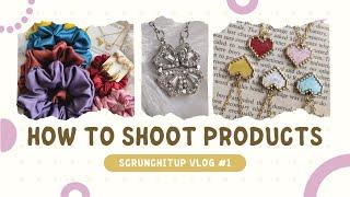 How To Shoot Products with Phone at Home | Easy Product Photoshoot Ideas | Scrunchitup by Chillbee
