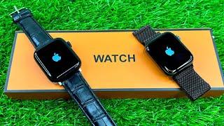 Apple Logo Watch Stainless Steel | Wireless Charging | SmartWatch | Tech Hunk Store