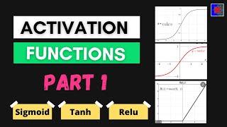 Activation Functions in Deep Learning | Sigmoid, Tanh and Relu Activation Function