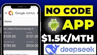 Build an HTML App With AI & Earn $150/Day on AdMob  | Google Admob For beginners 