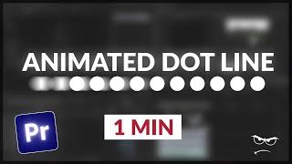 How to Make a Dotted Animated Line | Premiere Pro