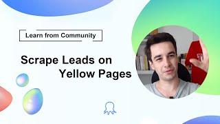 Scrape Leads on Yellow Pages