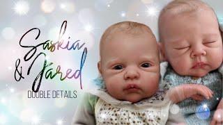 DOUBLE the Details! Customs "Saskia" and "Jared" Stoete - Reborn Baby Dolls