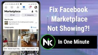 How To Fix Facebook Marketplace Icon Not Showing 2024