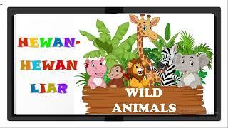 Wild Animals - hewan liar dalam bahasa inggris - video for kids - video anak bahasa inggis