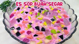 ES SOP BUAH SEGAR JUALAN INI SAMPAI KETETERAN KARENA ANTRI 10rb an !! IDE JUALAN ES YANG PASTI LARIS