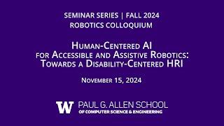 2024 Fall Robotics Colloquium: Elaine Short (Tufts)