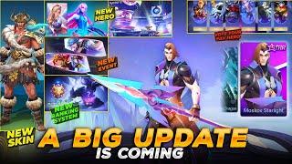 A BIG UPDATE IS COMING | MOSKOV STARLIGHT SKIN | LAPU LAPU S28 SKIN | NEW HERO NOVARIA & MORE