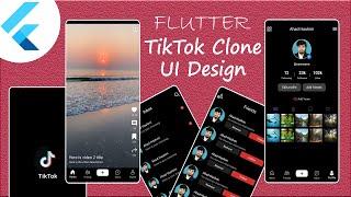 TikTok UI Clone with Flutter | Flutter UI Design | Flutter Tutorials for beginners | Speed Code