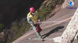 Mengintip aksi  manusia laba laba  di tebing Gunung Huangshan  China