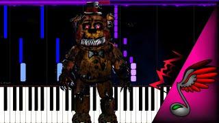 [FNAF SONG] TryHardNinja - Five Night At Freddys' 4 Song (Piano Tutorial by Danvol) - Synthesia HD