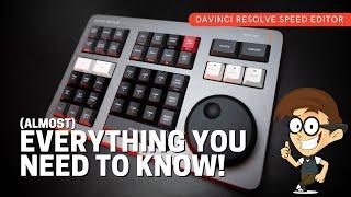 DAVINCI RESOLVE SPEED EDITOR - Does it work on the EDIT PAGE?! Overview, Q&A and Demonstration