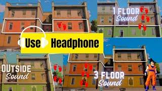 "BGMI Masterclass: Ultimate Apartment Enemy footstep sound || Enemy footprint "