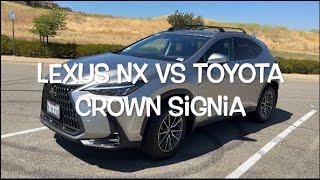 Lexus NX 350h vs Toyota Crown Signia