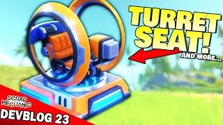 This New Turret Seat Will Be A Game Changer - Scrap Mechanic DevBlog 23 Review