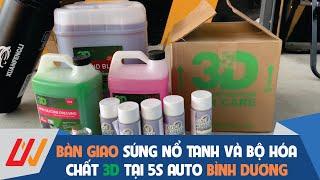 Bổ sung sản phẩm cho Trung tâm chăm sóc xe chuyên nghiệp 5S Auto tại Bình Dương