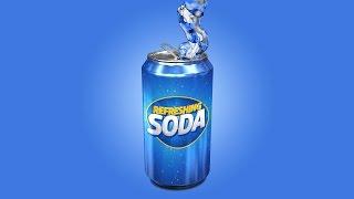 Photoshop Tutorial | Product Packaging Design | 3D Soda Can