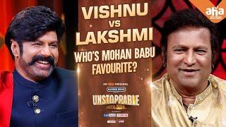 Who is Mohan Babu Garu's favourite? | Unstoppable with NBK | Watch on aha