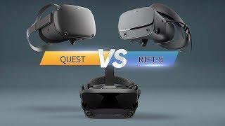 Oculus Quest vs Rift S vs Valve Index