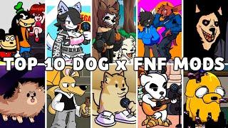 Top 10 Dog FNF Mods (VS Doge & Walter, Pibby Jake, Animal Crossing) - Friday Night Funkin'