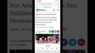 Ameena Di Gendong Neneknya Nangis