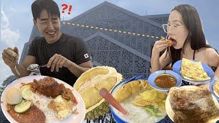 Korean, FIRST TIME vs 4 Years in Malaysia (ENG/Malay Sub) #nasilemak #durian #cendol #roticanai