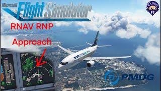 MSFS 2020 | PMDG 737 | RNAV RNP Approach | CYLW Kelowna BC |