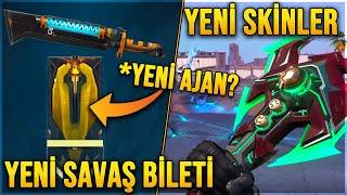 YENİ AJAN GELİYOR! YENİ SET ve SAVAŞ BİLETİ SKİNLERİ İNCELEME! VALORANT