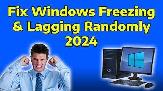 FIX Window 11/10 Keeps FREEZING & LAGGING Randomly (2024 NEW)