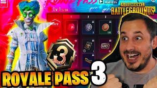 УТЕЧКИ РОЯЛ ПАСС 1-100 ACE 3 В ПУБГ МОБАЙЛ  ROYALE PASS А3 PUBG MOBILE