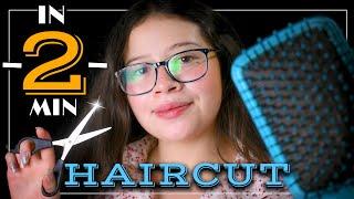 ASMR FAST and AGGRESSIVE |  HAIRCUT  [INAUDIBLE RP] | VIVI ASMR